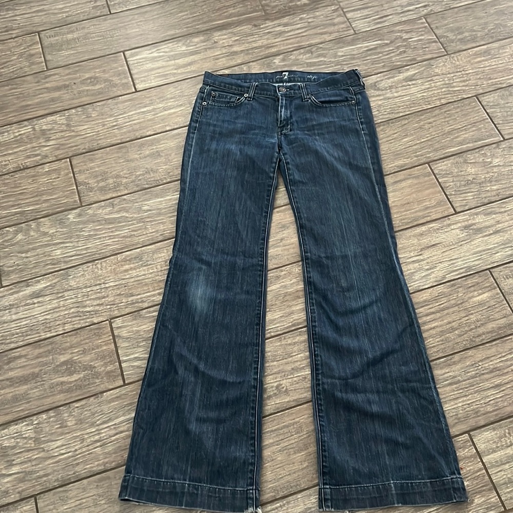 7 FOR ALL MANKIND Dojo Flare Jeans size 28